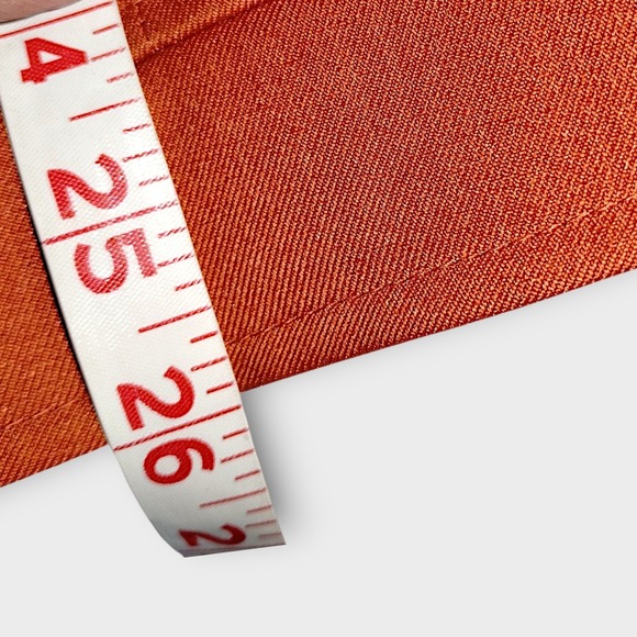 Kasper Womens Blazer Sz 10 Coral Orange Pocketed Career Business Jacket Vtg 80s - Picture 9 of 10